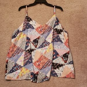 GAP, country pattern, loose fitting tank top, NWOT